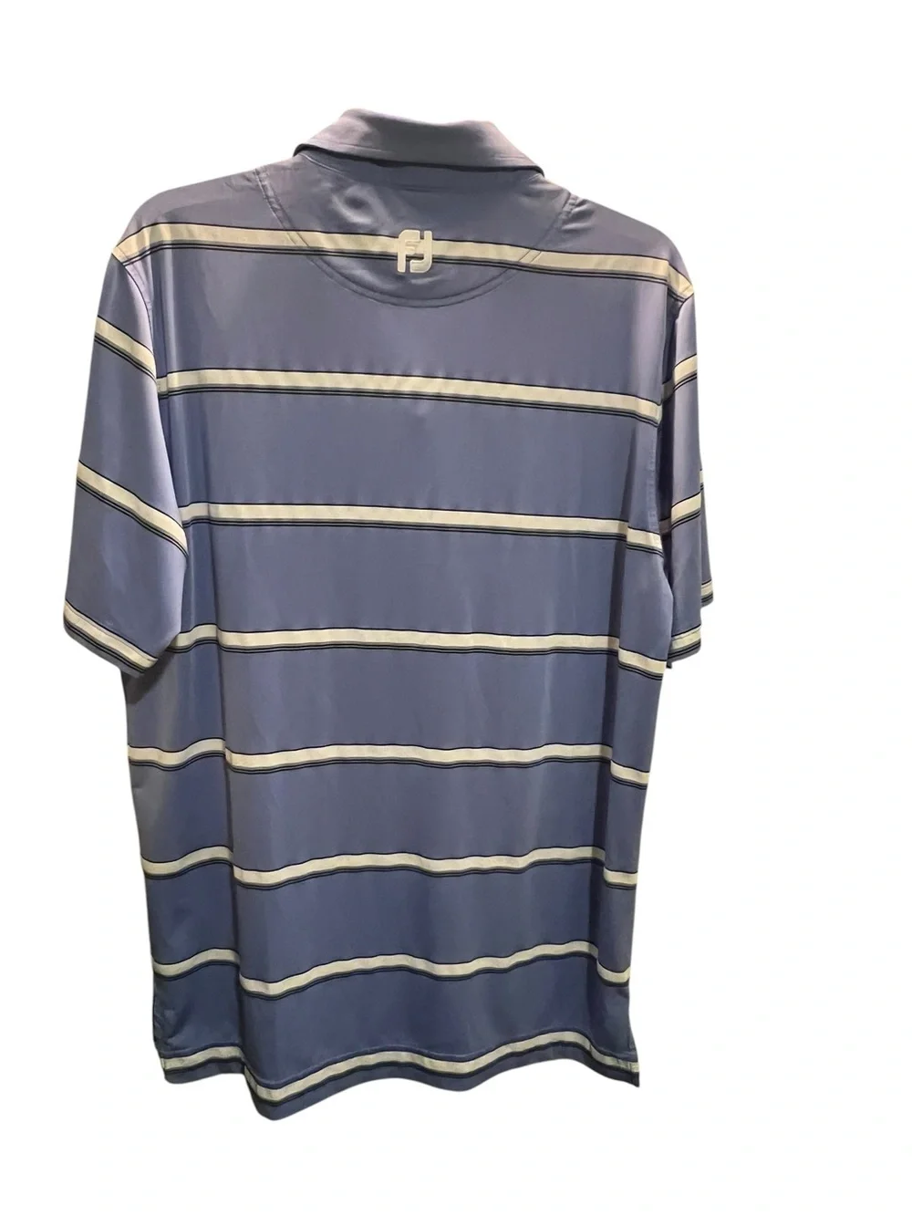 FootJoy Lavender Blue Horizontal Stripe Polo